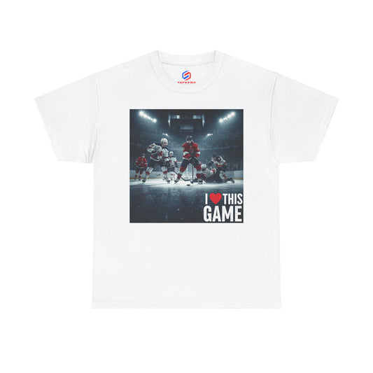 Unisex Heavy Cotton Tee T-shirt - I Love This Game