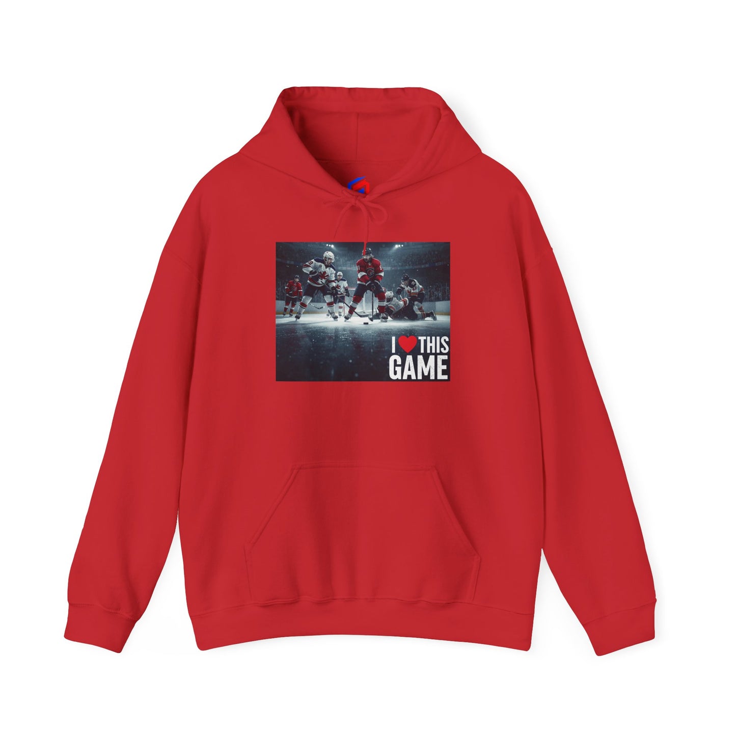 Hoodie sweatshirt - Ice hockey (I love this game)