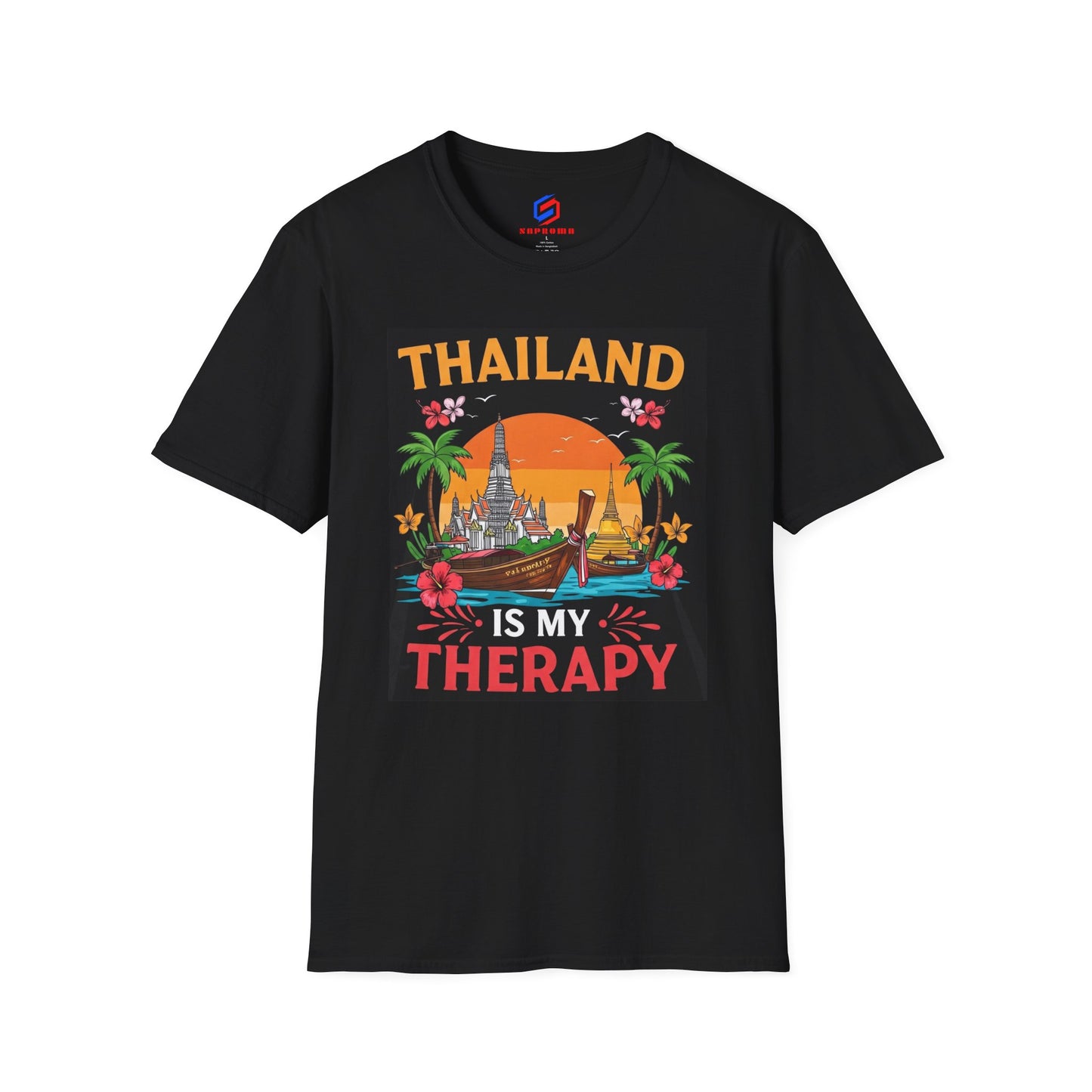 Thailand Is My Therapy T‑Shirt — Tropical Thailand Travel Tee