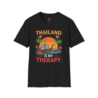 Thailand Is My Therapy T‑Shirt — Tropical Thailand Travel Tee