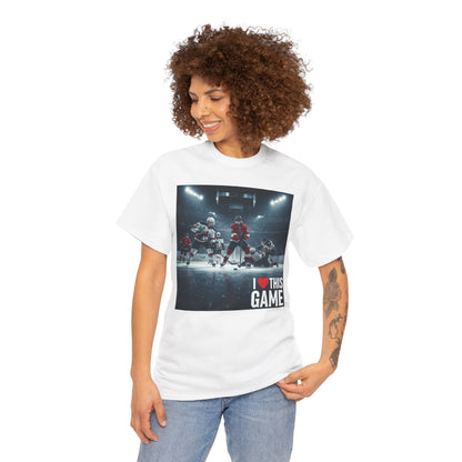 Unisex Heavy Cotton Tee T-shirt - I Love This Game