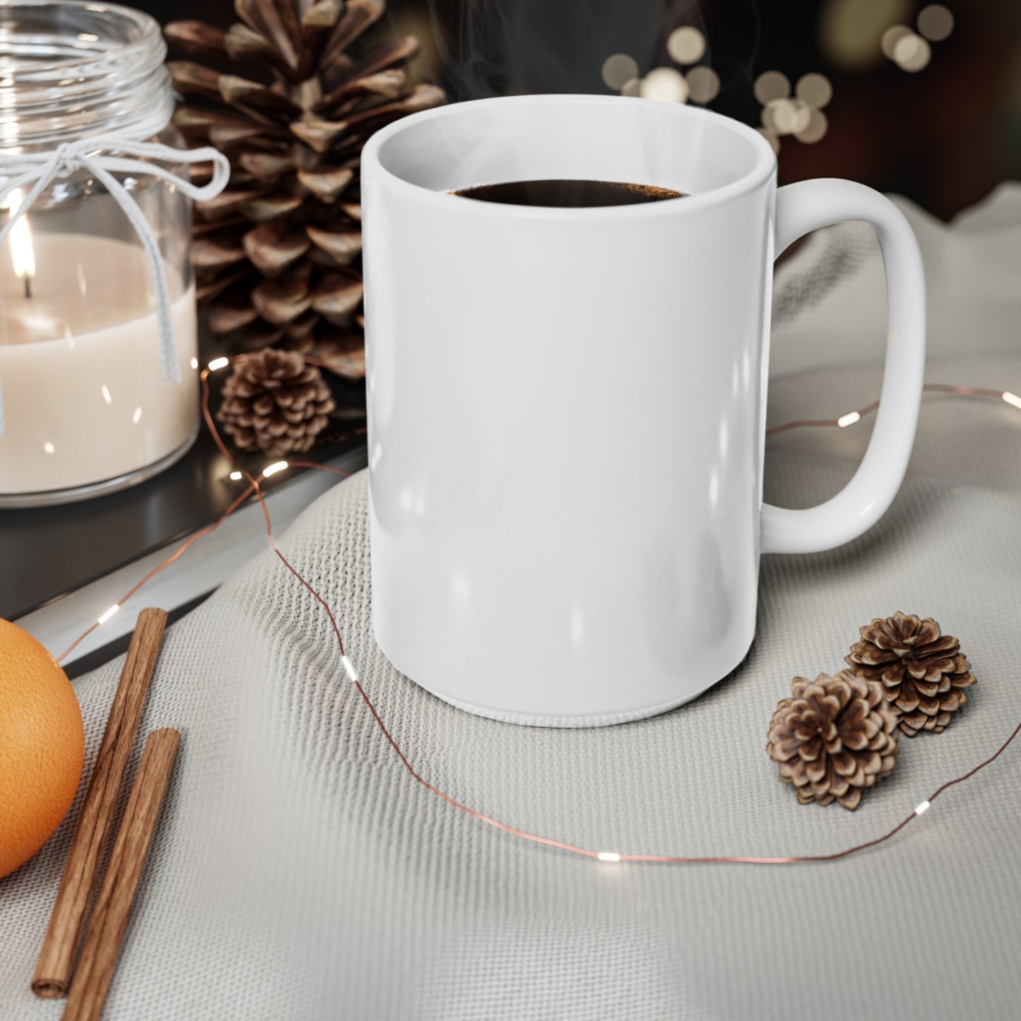 Hockey Mug — "I Love This Game" Ceramic Coffee Cup (11oz & 15oz)