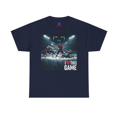 Unisex Heavy Cotton Tee T-shirt - I Love This Game