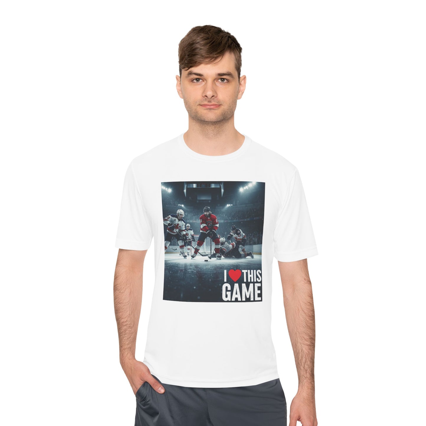 T-shirt Ice Hockey (I love this game)